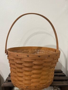 Longaberger 13x8 basket with plastic insert.